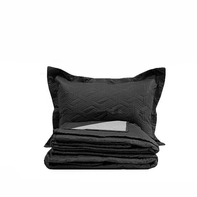 COVER BASIC QUILT SUCRE QUEEN NEGRO