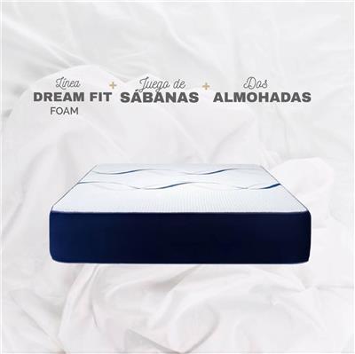 DREAM FIT FOAM + SABANAS + ALMOHADAS 160X200